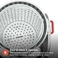 thumbnail image 4 of Megamaster Turkey Fryer Pot with Basket, 30 Qt Aluminum Seafood Boil Pot with Lid and Silicon Handles, Premium Turkey Deep Fryer Pot for Outdoor Cooking, 4 of 7