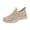Khaki, variant on Wide Toe Box Sneakers Women Arch Support Walking Shoes for Women Mesh Knitted Walking Anti-Skid Women's Sneakers Breathable Hands Free Mary Jane Flats Walking Tennis Shoes