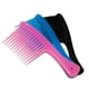 thumbnail image 4 of Mango de peine de dientes anchos grandes para desenredar la herramienta de cepillo para reducir la pérdida de cabello (negro) Likrtyny cuidado belleza, 4 of 9
