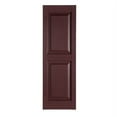 thumbnail image 5 of Perfect Shutters IR521563025 Premier Raised Panel Exterior Decorative Shutters Sienna Brown - 15 x 63 in, 5 of 7