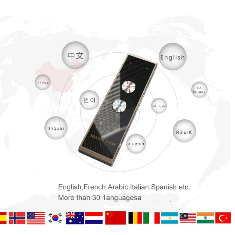 Smart Language Translator Device Handheld Portable Real Time Instant