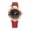 Red, variant on Watch Little Unisex With Roman Scale Point Watch Frosted Belt Dotted Women's Watch Leather Strap for Watch Inexpensive Watches for Women Couples Bracelets That Light up Womens Watch Numbers Ladies
