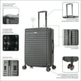 thumbnail image 4 of InUSA Deep 24" Hardside Lightweight Luggage with Spinner Wheels, Handle Studs, Trolley, Black, 4 of 10