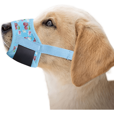 Dog Muzzle Adjustable Drinkable Comfortable Breathable Dog Muzzle - L