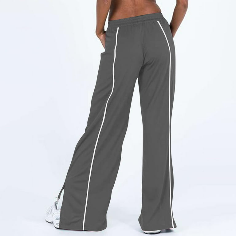 XFLWAM Track Pants Women Wide Leg High Waisted Athletic Joggers