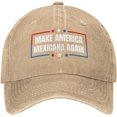 thumbnail image 1 of Make America Mexicana Again Hats Denim Cap, 1 of 6
