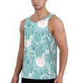 thumbnail image 2 of Salouo Swan And Flowers4 for Men's Tank Tops,Sleeveless Muscle Shirts for Men Quick Dry Workout Tank Top Gym Muscle Tee Fitness Bodybuilding Sleeveless T Shirt-Medium, 2 of 7