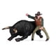 thumbnail image 4 of PVC Model Animal Toys Rodeo Bull with Rider Collectible Static Plastic Toy for Children, 4 of 4