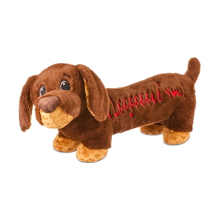 Large I Love You Dachshund Plush, Brown, 24", Valentine’s Day by Way To Celebrate