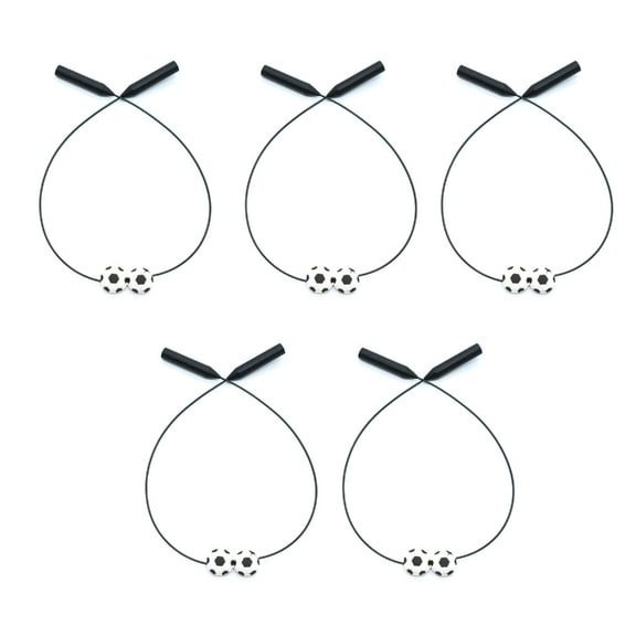 Jesscasday Black Sport Eyewear Strap Lanyard Retainer Lightweight For Men Women Children