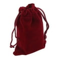thumbnail image 1 of MasteelfCA 10pcs 7*9cm Drawstring Wedding Favor Gift Bags Candy Bag Jewelry Pouch (Wine Red), 1 of 7