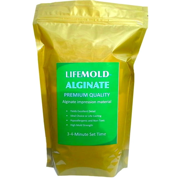 LifeMold Silica Free Alginate Impression Material 1-lb. - 3-4 Min Set