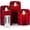 Burgundy, variant on XIMEI Flameless LED 4/5/6-Inch Drip-Less Wax Pillar Candles, Real Wax & Real Flickering Motion, with Remote & 24H Timer, Burgundy, Set of 3