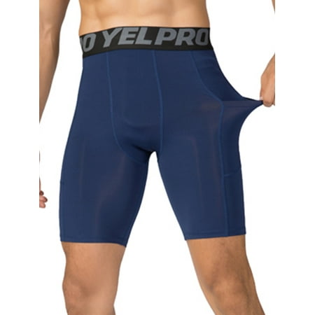 New 46l Mens Suit New Mens Active Shorts, Activewear Bottoms jog pants Trunks Tights Sweatpants Sportwear Fitness Sports Running Quick Dry Pocket Muscle Athletic Gym Navy Blue S ()
