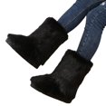 thumbnail image 2 of Botas de nieve de tubo medio de felpa de color europeo y americano, botas de mujer Mao Mao de talla grande para mujer, 2 of 6