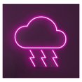 thumbnail image 1 of Letrero De Neón LED Con Forma Nube Relámpagos, Tormenta Eléctrica, Arte Pared, Clima Tormentoso, Decoración Habitación Para Niños 40cm, 1 of 2