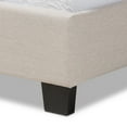 thumbnail image 4 of Baxton Studio Ansa Modern and Contemporary Beige Fabric Upholstered Twin Size Bed, 4 of 8