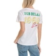 thumbnail image 2 of Prince Peter womens  Bob Dylan Rolling Stone T-Shirt, XS, White, 2 of 3