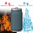 thumbnail image 4 of 12 Oz Blue Coffee Travel Mug for Dad with Lid, Double Wall Vacuum Reusable Stainless Steel Water Bottle Leak Proof Insulated Hot Cold Coffee Cup Gift for Fathers Day(1pcs), 4 of 5