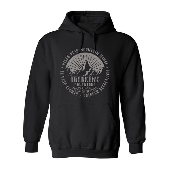 Mountain Trekking Adventure Hoodie Men -Image by Shutterstock, Male 5X-Large