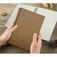 thumbnail image 5 of A5 Spiral Craft 8mm Straight Grain 60 Sheets - 120 Pages Notebook 4 Pieces (Brown), 5 of 5