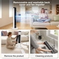 thumbnail image 4 of 36 Inches Bladeless Tower Fan with Remote for Bedroom,90°Oscillation Standing Floor Fans that Blow Cold Air with 9H Timer & Child Lock,Ultra Quiet Small Cooling Fans for Office - SECONDARY, 4 of 7