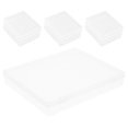 thumbnail image 1 of 10pcs Small Bead Containers Plastic Coin Box Square Clear Storage Hinged Lid Transparent Case Cube for Jewelry Earring Small Trinket, 1 of 9
