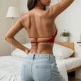 thumbnail image 2 of Women's Adjustable Strap Comfort Bra Seamless Wireless Bralette for Everyday Wear Soft Support Pure Color, 2 of 2