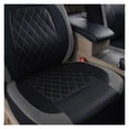 thumbnail image 5 of SHDNCYQ Car Seat Covers Full Set for BMW 4 Series F32 Coupe 2014 2015 2016 2017 2018 2019 2021,Front Rear Seat Protectors,Two-Tone Leather Splicing,High Elasticity Foam, 5 of 7