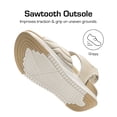 thumbnail image 4 of DREAM PAIRS Women's Hiking Sandals Arch Support Walking Sandals with Orthotic Thick Cushiony Footbed Adjustable Strap for Plantar Fasciitis, 4 of 6