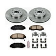 thumbnail image 3 of Power Stop Front Stock Replacement Brake Pad and Rotor Kit KOE1237, 3 of 8