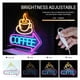 thumbnail image 4 of Letrero De Neón"Coffee" Con Luz LED Regulable Y Alimentación Por USB Para Decoración De Pared En Casa, Cafetería, Bar, Restaurante, Cocina, 37.4x32.5cm, 4 of 8
