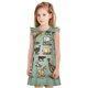 thumbnail image 1 of Fotbe Vintage Farm Animals Vestido de Dormir para Niñas de 3 a 10 Años, Mangas Cortas, Estilo Princesa, Pijama Camisón con Mangas Voladas-Large, 1 of 6