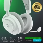 SteelSeries Arctis Nova 7X Wireless Gen 2 Multi-Platform Gaming Headset — Real-Time App Control — 50+ HR — Mixable 2.4GHz/Bluetooth — Xbox, PC, PS5/PS4, Switch 1/2, Mobile — White