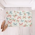 thumbnail image 2 of Tapis de Bain Papillon Coloré Imprimé Aquarelle Papillons Tapis de Salle de Bain, Tapis de Sol pour Filles Décorations Papillon Tapis d'Entrée 20"X32 Pouces, 2 of 5