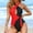 a_Black, variant on Xysaqa One Piece Swimsuits for Women Sexy Halter V-Neck Cutout Bathing Suits Backless Cheeky Swimwear High Cut Bikini Swinsuit Monokini (with Padded) Clearance Red Xl