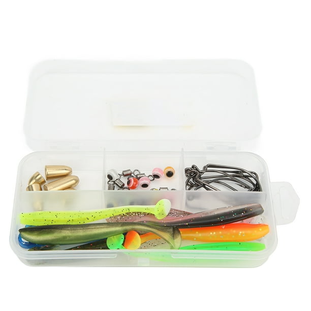 Fishing Tackle Kit, Fishing Hook 45pcs Widely Vivid Shape Prevent