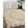 thumbnail image 2 of Ahgly Company Indoor Round Abstract Brown Abstract Area Rugs, 7' Round, 2 of 6