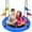 Blue, variant on GVDV 40" Saucer Swing 750Lb Capacity, Waterproof Oxford Tree Swing for Kids Gift, Indoor and Outdoor Use in Backyard or Playground
