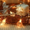 thumbnail image 2 of String Lights  20 Feet 40 Led Fairy Lights  Waterproof Hanging Light for Indoor Outdoor Party  Tree Decorations  Warm White  Battery Operated, 2 of 9