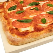 CucinaPro Pizza Stone for Oven, Grill, BBQ- Extra Thick 5/8 Cordierite Rectangular Baking Stone for Better Cooking- 16 x 14 Pan- Holds High Temp For Crispy Crust