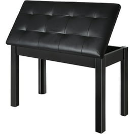Donner Adjustable Padded Keyboard Bench X Style Collapsible Piano Stool for Music Adults Black Non Skid Seat Walmart