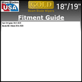 thumbnail image 3 of WiperBladesUSA Gold 18" & 19" (Set of 2) Beam Wiper Blades High Performance Automotive Replacement Windshield Wipers For My Car, Easy DIY Install & Multiple Arm Types, 3 of 5