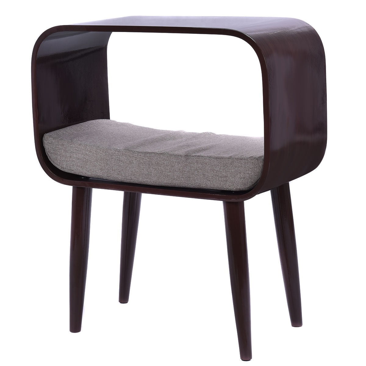 Online Gym Shop CB17024 30 x 13 x 24.8 in. Pet Dog & Cat Furniture Warm Wooden Home with Cushions & Legs