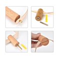 thumbnail image 4 of Mraoon Portarrollos de Papel higiénico de Dos Piezas, Portarrollos de Madera para Papel higiénico Portarrollos Creativo de Pared, 4 of 5