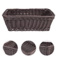 thumbnail image 4 of Panier à Pain Tissé Panier à Fruits de Table Panier de Rangement en Plastique Tissé, 4 of 8
