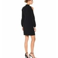 thumbnail image 2 of Nanette Lepore Womens Dita Split Sleeves Above Knee Cocktail Dress Black 6, 2 of 2