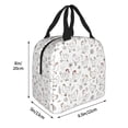 thumbnail image 3 of Lsque Funny Chicken Pattern Lunch Bag Women/Men Insulated Lunch Box,Small Leakproof Cooler Food Lunch Containers Reusable High Capacity Lunch Tote Bags, 3 of 6