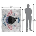 thumbnail image 5 of Top Gun: Maverick Blanket, 50"x60" Test Pilot Silky Touch Super Soft Throw Blanket, 5 of 6