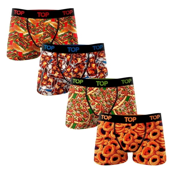 TOP Wear - Boys' Cotton Blend Boxer Briefs - Underwear - Pack of 3 - Soft, Breathable, All-Day Comfort